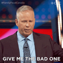 Give Me The Bad One Gerry Dee GIF - Give Me The Bad One Gerry Dee Family Feud Canada GIFs