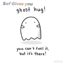 Saf Ghost GIF - Saf Ghost Hug GIFs