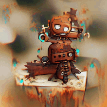 rusty virtualdream ai art nft