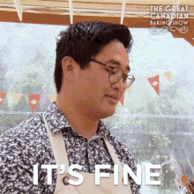 Its Fine Stephen GIF - Its Fine Stephen The Great Canadian Baking Show GIFs