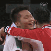 Hugging Chinese Taipei GIF - Hugging Chinese Taipei Nbc Olympics GIFs