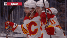 Calgary Flames Noah Hanifin GIF - Calgary Flames Noah Hanifin Flames GIFs