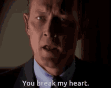 Doggett X Files Break Heart GIF - Doggett X Files Break Heart GIFs