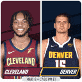 Cleveland Cavaliers Vs. Denver Nuggets Pre Game GIF - Nba Basketball Nba 2021 GIFs