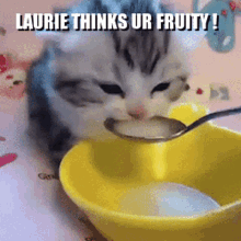 laurie thinks ur fruity