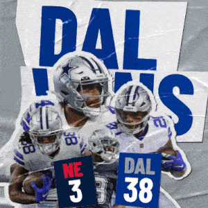 Dallas Cowboys (38) Vs. New England Patriots (3) Post Game GIF
