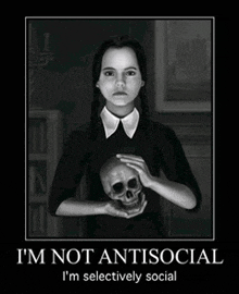 Wedsaddams Antisocial GIF - Wedsaddams Antisocial Gothgirl GIFs