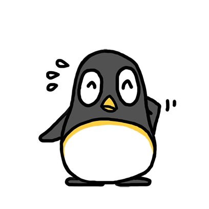 Penguin Big Eye Sticker - Penguin Big eye Confused - Discover & Share GIFs