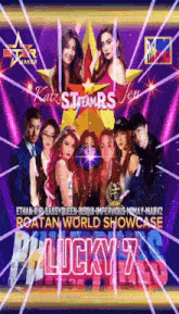 a poster for katz streamrs jen lucky 7