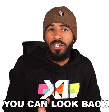 You Can Look Back Freemedou Sticker - You Can Look Back Freemedou Excel Esports Stickers