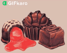 Happy Chocolate Day Gifkaro GIF - Happy Chocolate Day Gifkaro Chocolates GIFs