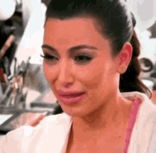 Crying Kim Kardashian GIF - Crying Kim Kardashian GIFs