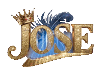 a gold jose logo with a crown on top