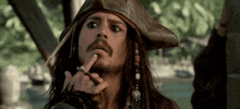Pensando Pensativo GIF - Pensando Pensativo Jack Sparrow GIFs