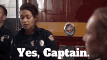 Station19 Victoria Hughes GIF - Station19 Victoria Hughes Yes Captain GIFs
