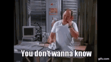 george costanza you dont want to know seinfeld ironing trouble