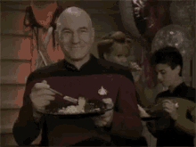 Captain Jean Luc Picard Laugh GIF