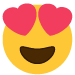Wow Emoji Sticker - Wow Emoji Hearts Stickers