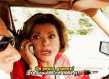 Up Yours, Granny GIF - Jessicawalter Lucille Bluth Upyours GIFs