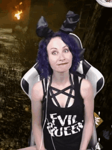 Wyked Beth Everything Is Fine GIF - Wyked Beth Everything Is Fine Blink GIFs