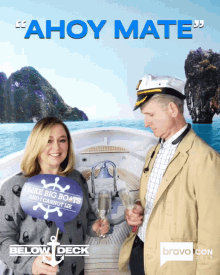 Ahoy Mate Cheers GIF - Ahoy Mate Cheers Lets Celebrate GIFs