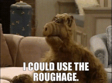 alf i could use the roughage roughage fiber fibre
