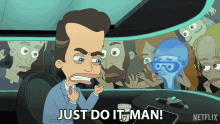 Just Do It Man Nick Starr GIF - Just Do It Man Nick Starr Big Mouth GIFs