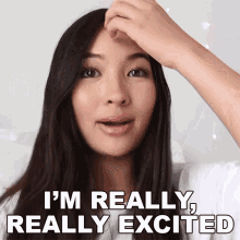 Im Really Really Excited Caroline Manning GIF - Im Really Really Excited Caroline Manning Im Looking Forward To It GIFs
