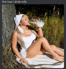 Milk This How I Drink Milk GIF