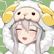 Shishiro Botan Sheep GIF - Shishiro Botan Sheep Happy GIFs