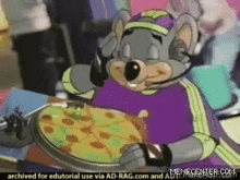 Chuck E Cheese Pizza GIF - Chuck E Cheese Pizza Pizza Day GIFs