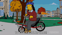 Simpsons Faculty Club GIF - Simpsons Faculty Club Liegerad GIFs