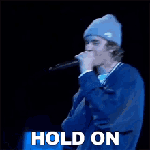 Hold On Justin Bieber GIF - Hold On Justin Bieber Anyone Song GIFs