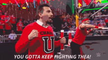 Andre Chase You Gotta Keep Fighting GIF - Andre Chase You Gotta Keep Fighting Thea Hail GIFs