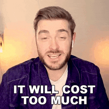 It Will Cost Too Much Lewis Jackson GIF - It Will Cost Too Much Lewis Jackson It Will Be Too Expensive GIFs