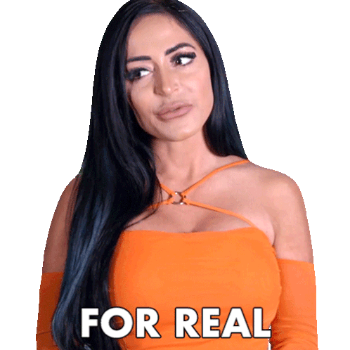 For Real Angelina Pivarnick Sticker