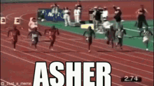 Asher Asher Running GIF - Asher Asher Running Asher Track GIFs