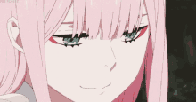 zero two nine iota darling in the franxx pink hair anime