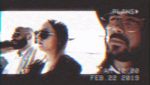 a man and a woman are standing next to each other with the date february 22 2019