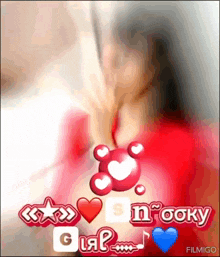 a picture of a girl with the words snoopy girl below her