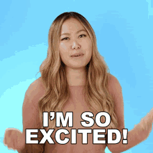 Im So Excited Ellen Chang GIF