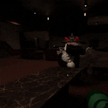 a person with wings is holding a stuffed animal in their hand