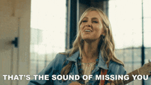 That'S The Sound Of Missing You Catie Offerman GIF - That'S The Sound Of Missing You Catie Offerman Sound Of Missing You Song GIFs