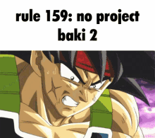 rule159 no project baki