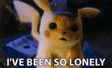 ive been so lonely sad alone isolated pikachu