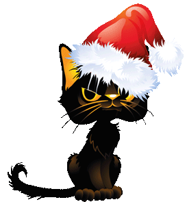 Boldog Karácsonyt Grumpy Sticker - Boldog Karácsonyt Grumpy Cat Stickers