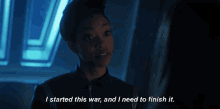 I Started This War And I Need To Finish It Michael Burnham GIF - I Started This War And I Need To Finish It Michael Burnham Star Trek Discovery GIFs