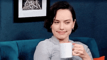 Daisy Ridley Tea Coffee GIF - Daisy Ridley Tea Tea Coffee GIFs