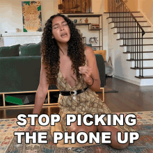 Stop Picking The Phone Up Arlissa GIF