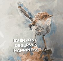 bird happiness deserve happiness happy kahujastudio